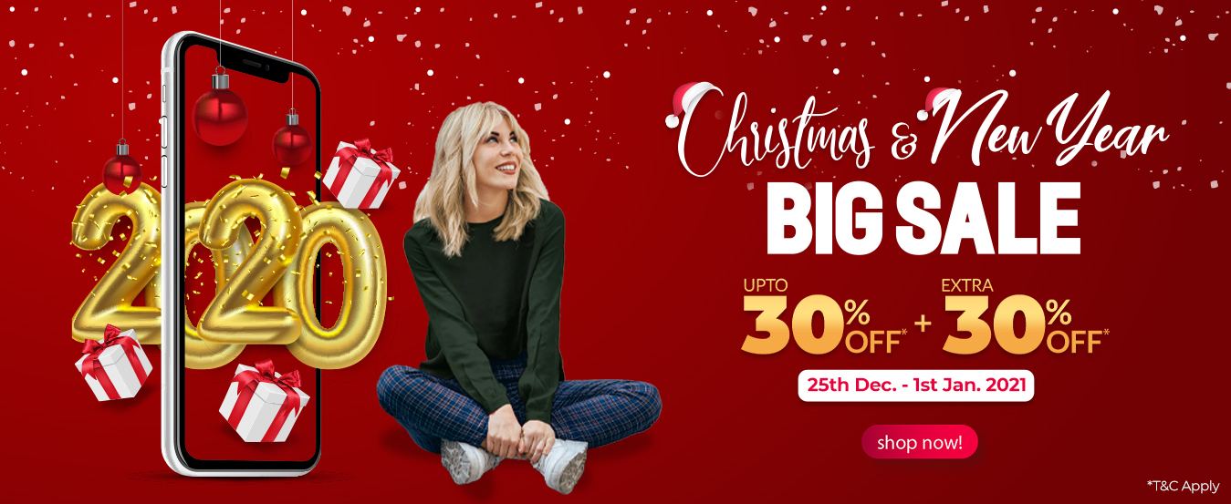 Christmas sale banner design — festive promotional banner by Creativeskroll Jaipur