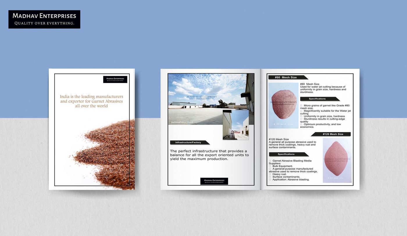 Business catalogue design — brand stationery design Jaipur India