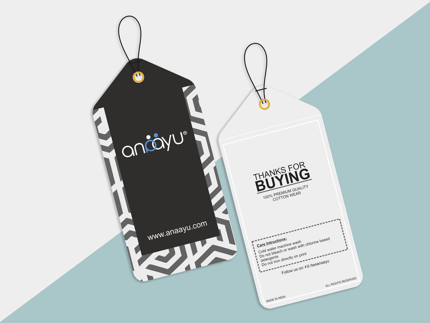Brand tag design — product labelling and packaging design by Sanchita Bhatia