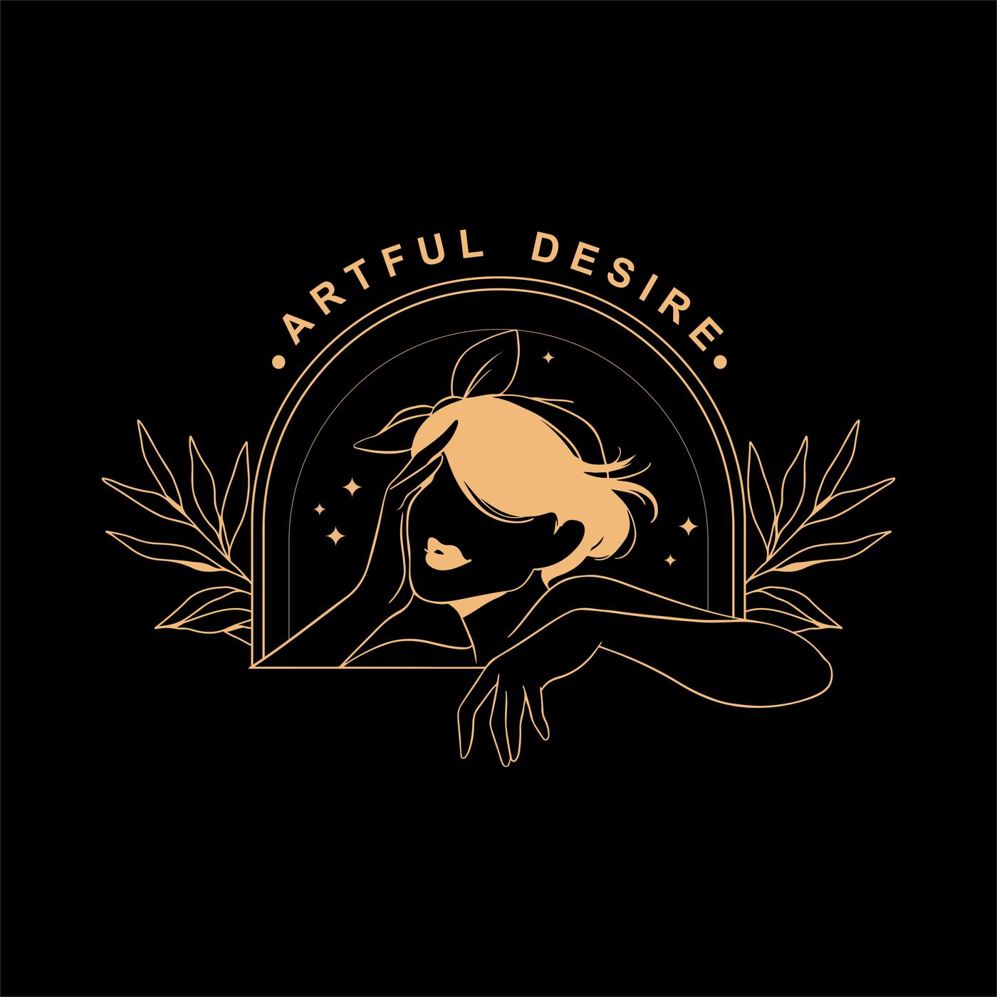 Artful Desire brand logo design — creative studio identity by Sanchita Bhatia Jaipur