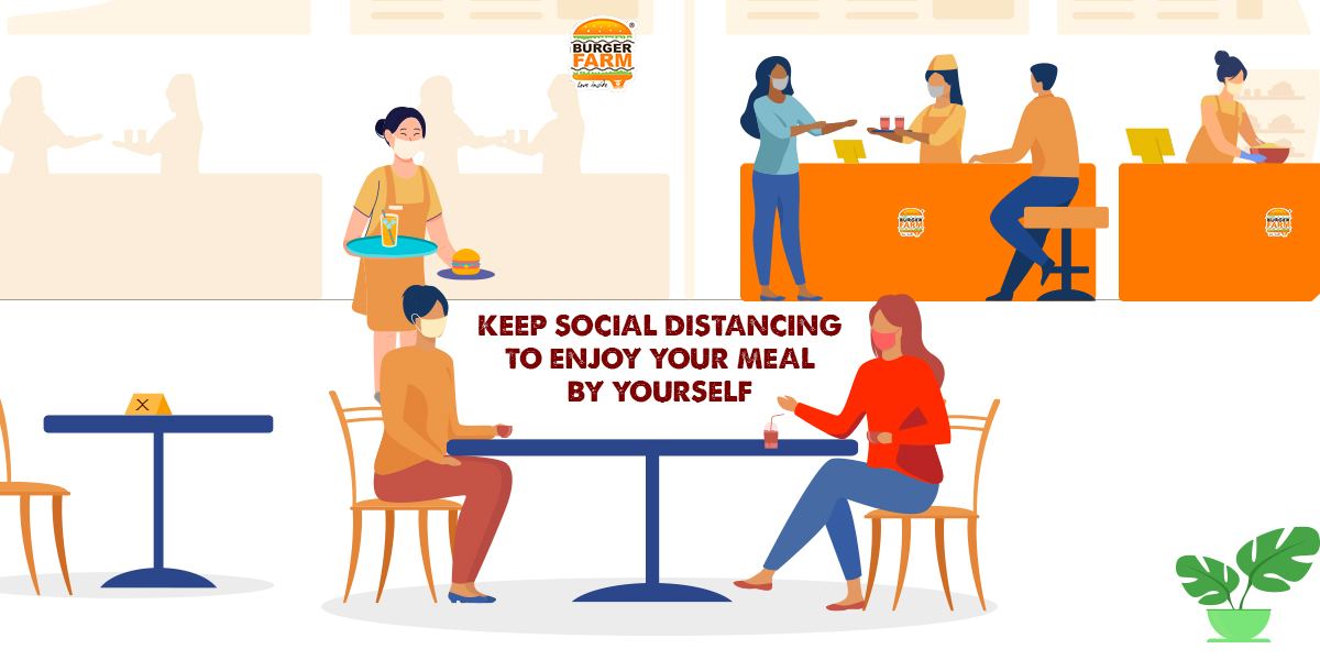 Social distancing awareness post design — social media campaign by Sanchita Bhatia