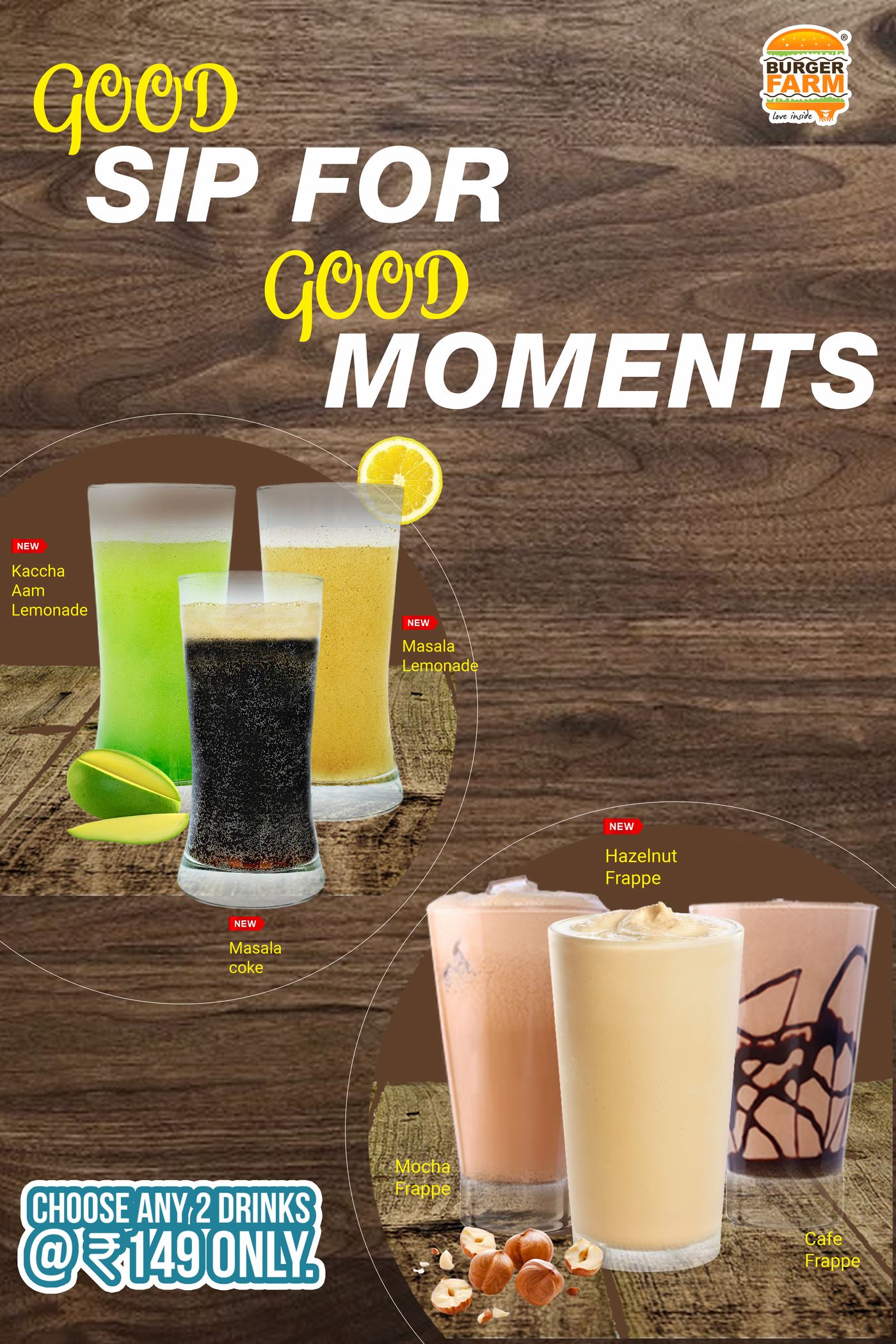 Summer coolers promotional poster — product social media design by Creativeskroll