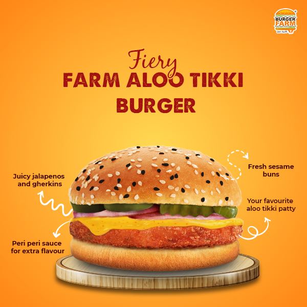 Fiery food brand social media design — spicy food Instagram post by Creativeskroll