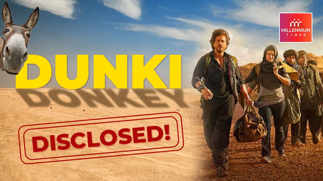 Dunki movie YouTube thumbnail design — Bollywood video thumbnail by Creativeskroll Jaipur