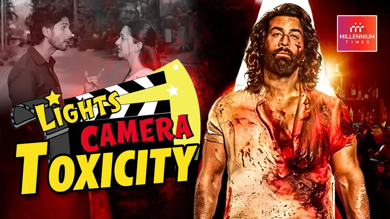 Lights Camera Toxicity YouTube thumbnail — entertainment video thumbnail by Sanchita Bhatia