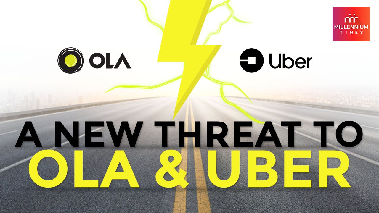 OLA vs Uber YouTube thumbnail design — comparison video thumbnail by Creativeskroll India