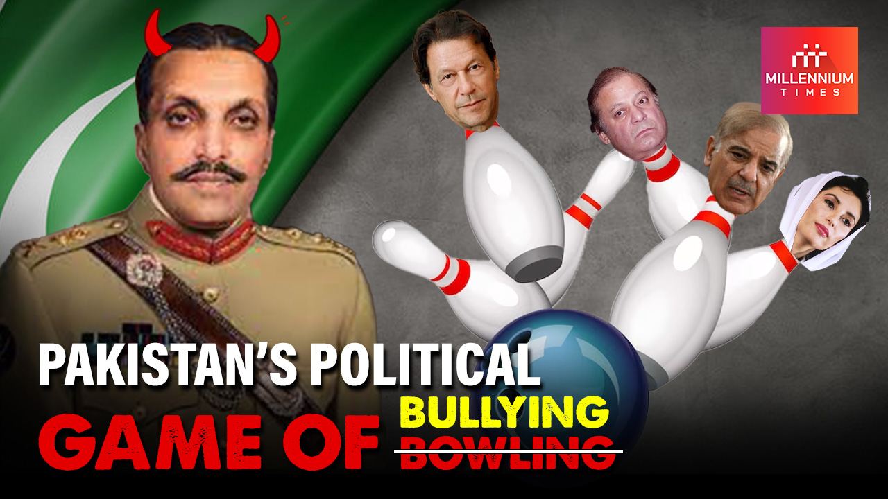 Political merry-go-round YouTube thumbnail design — news video thumbnail by Creativeskroll